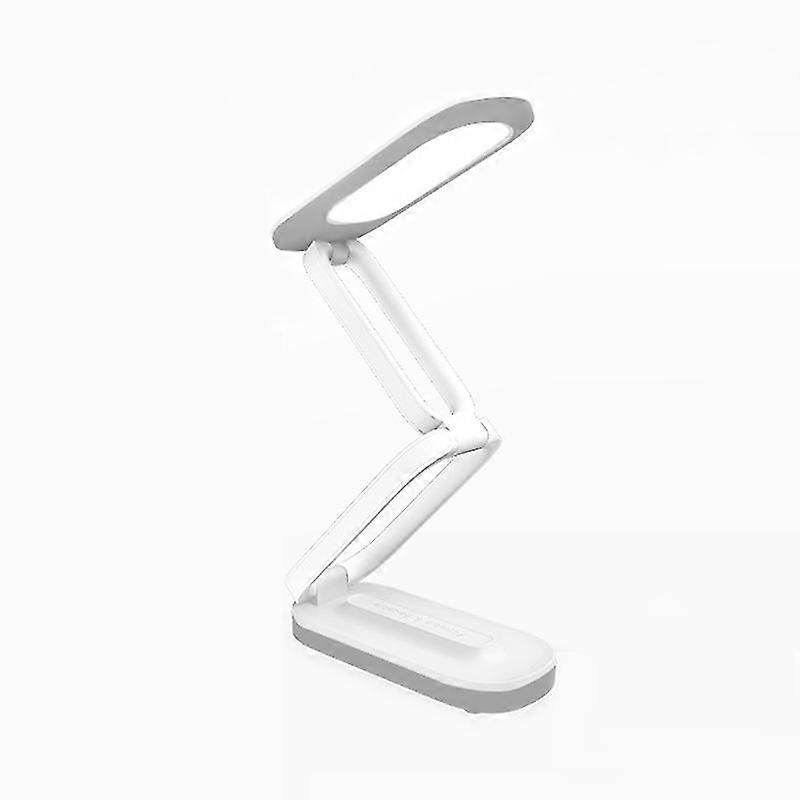 T125 USB Foldable Reading Eye Light, Porcain White Color, Adjustable Brightness Levels