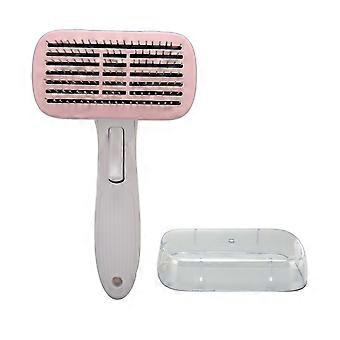 Cat Shedding Brush Self-Cleaning Slicker Comb for Dogs and Kittens Removes Loose Hair Massage Tool