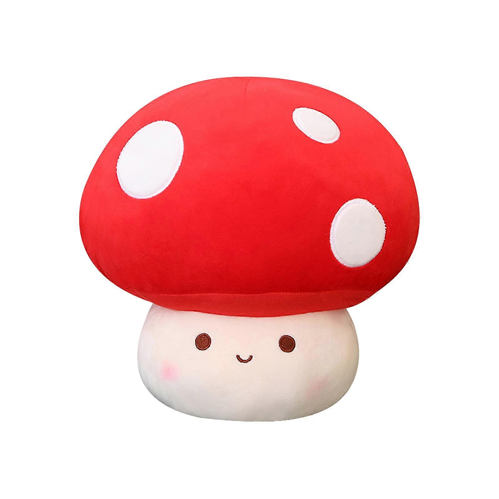 لطيف الفطر أفخم Kawaii الفطر محشوة وسادة هدايا للأطفال 9 "12 بوصة صغيرة محشوة الفطر ديكور المنزل، 100٪ جديد