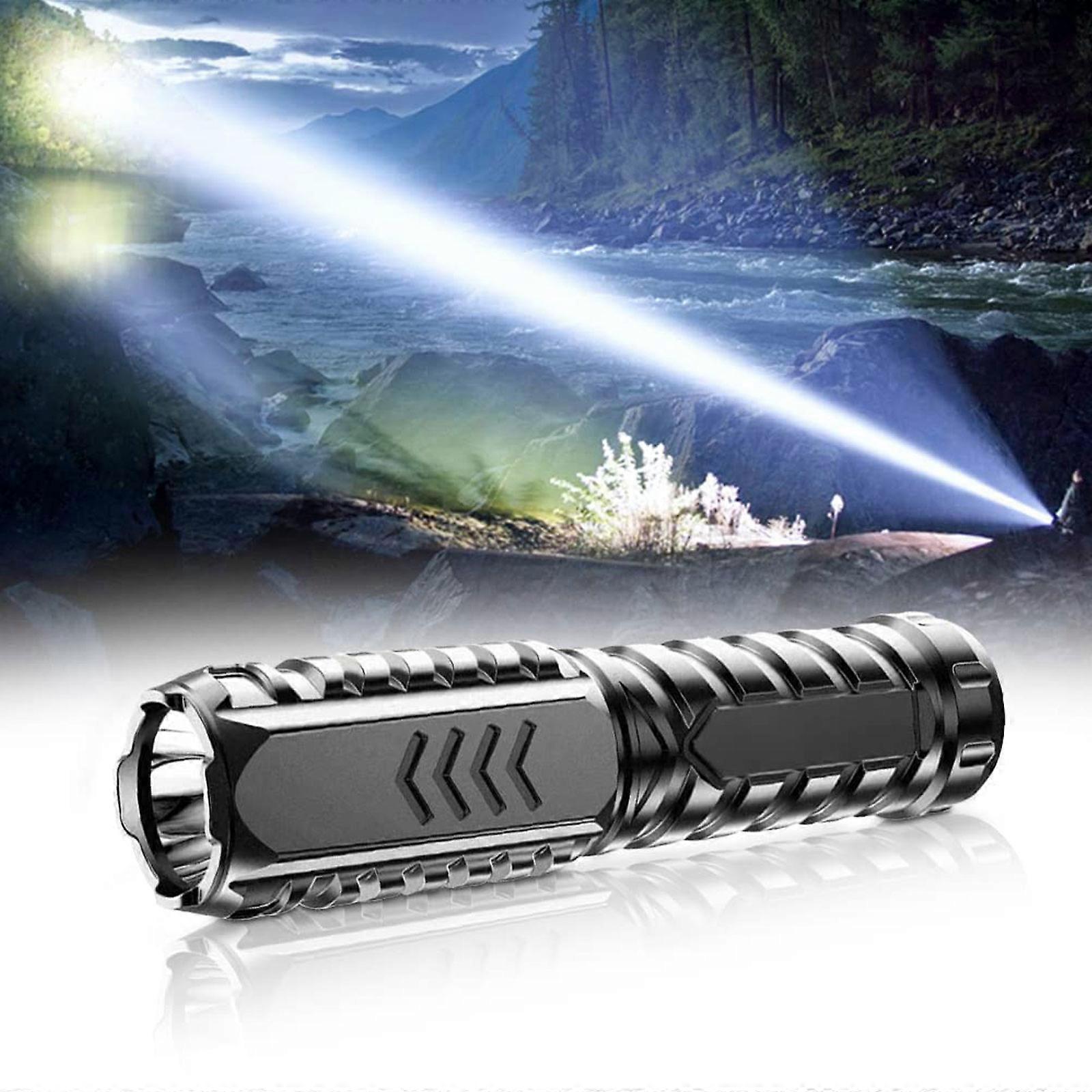 Multifunctional Flashlight Super Bright LED Tactical USB Rechargeable Torch