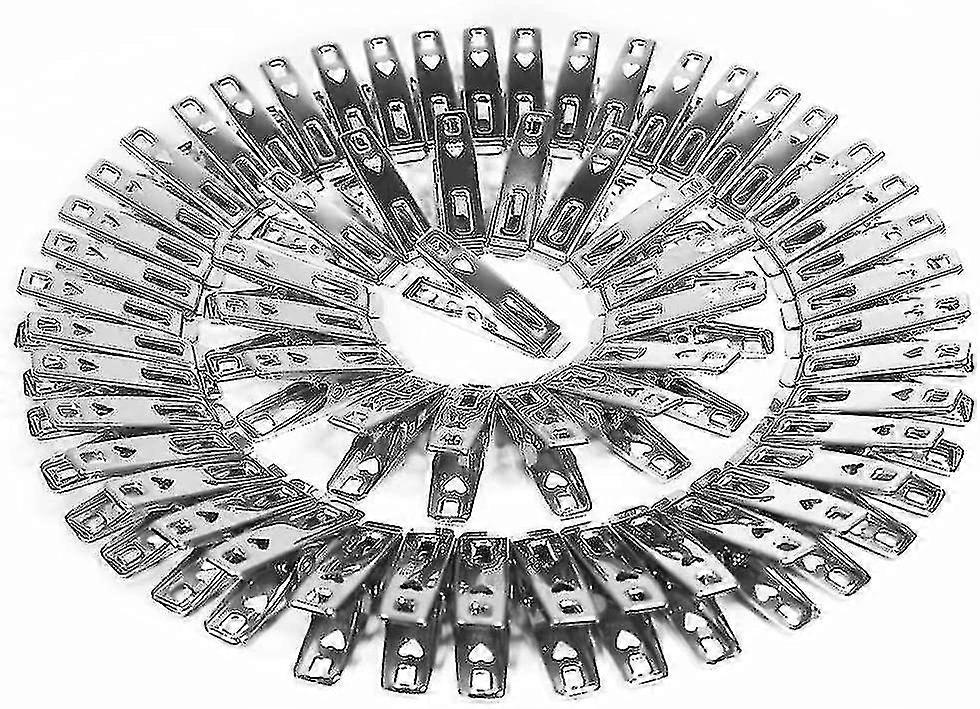 Stainless Steel Clothespins 60pcs Windproof And Rustproof