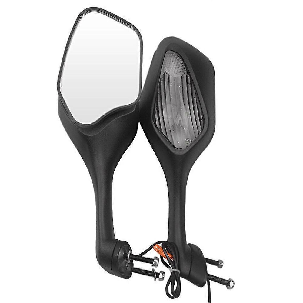 Black Rear View Mirrors With LED Turn Signal Light For Honda CBR1000RR CBR 1000 RR 2008-2013 09 10 11 12 Rearview Side Mirror