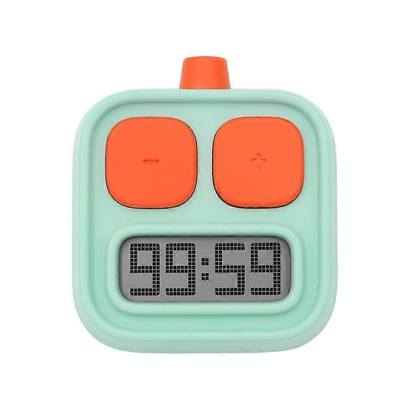Green Robot Timer, Countdown Time Management for Students and Kids Running Sports Kitchen Timer