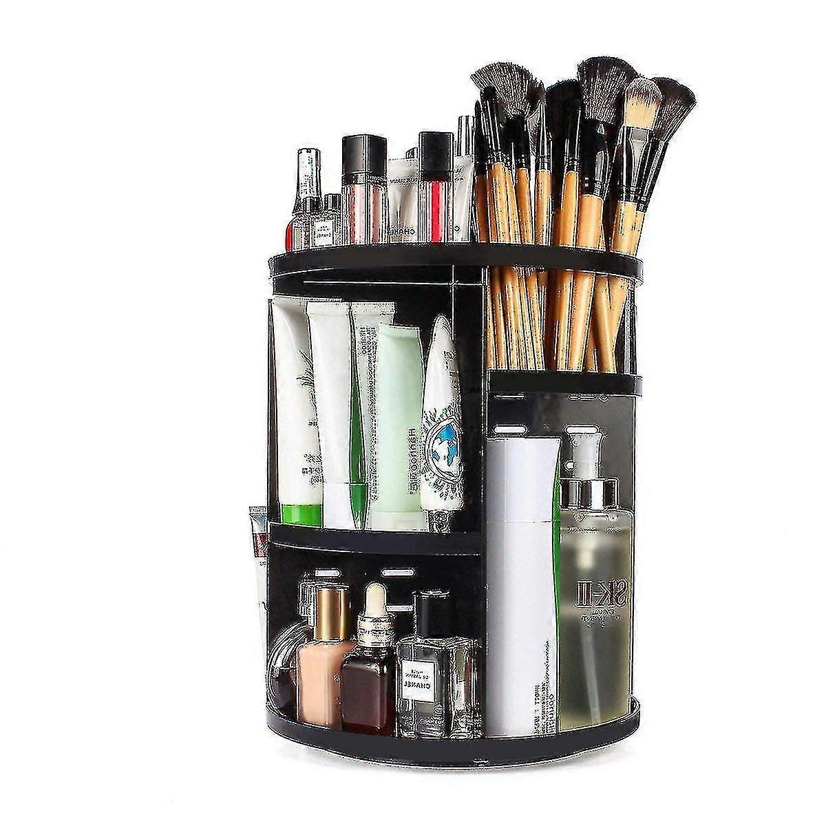 Adjustable Makeup Carousel Spinning Holder Storage Rack