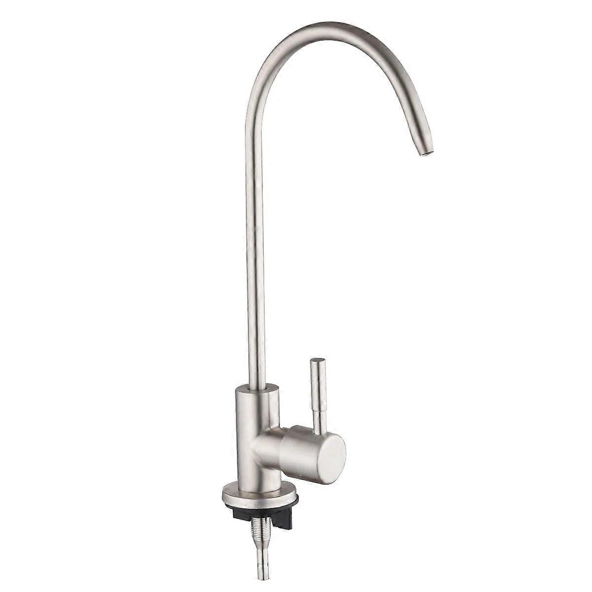Kitchen Faucets Direct Drinking Tap Black Matte Stainless Steel kitchen Water Filter Tap RO Purify System Reverse Osmosis