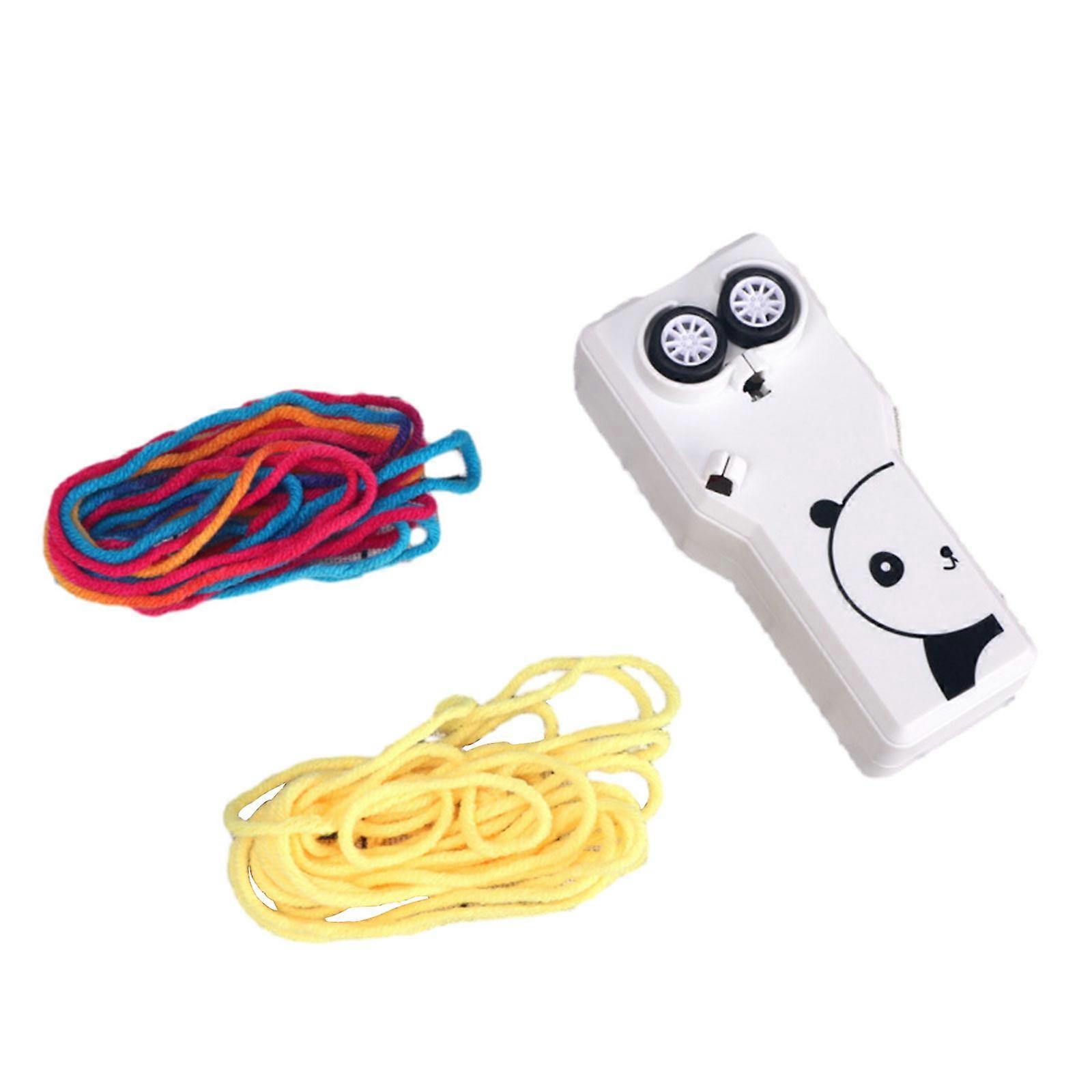 Funny Rope Launcher Cord Shooter Electric Toys Propeller String Rope Controller