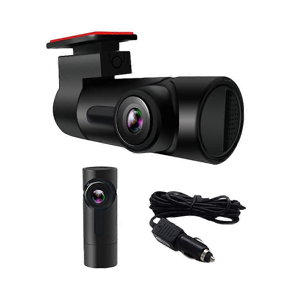 1pcs Mini Camera Night Vision Car Driving Recorder Parking Camera Rotatable Lens Insert Memory Only(black)