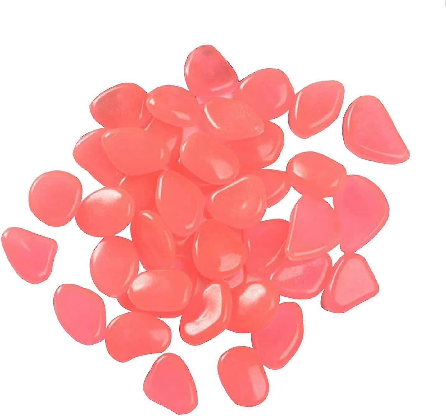 100pcs Glow in the Dark Rocks Aquarium Rocks Glow in the Dark Pebbles Glow in the Dark Garden Glow in the Dark Stones Outdoor Decoration Glow in the D