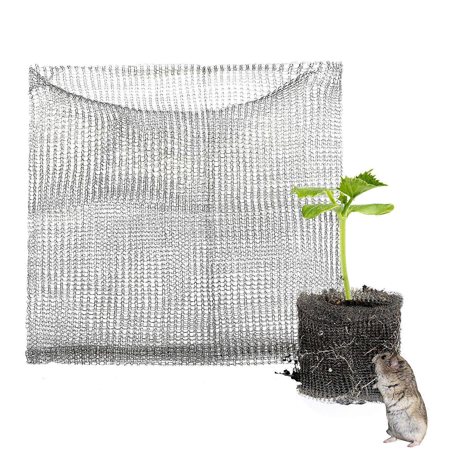 Garden Plant Root Guard kurver - Slitesterk nettingpose i rustfritt stål for rotbeskyttelse - 1 stk