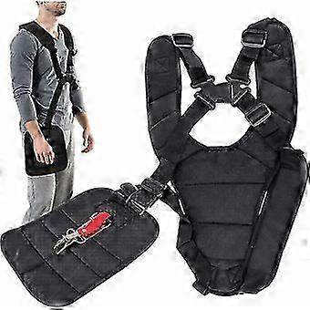 Adjustable Mower Shoulder Strap, Mower Shoulder Strap Black Mower HarnStrap for Gardening