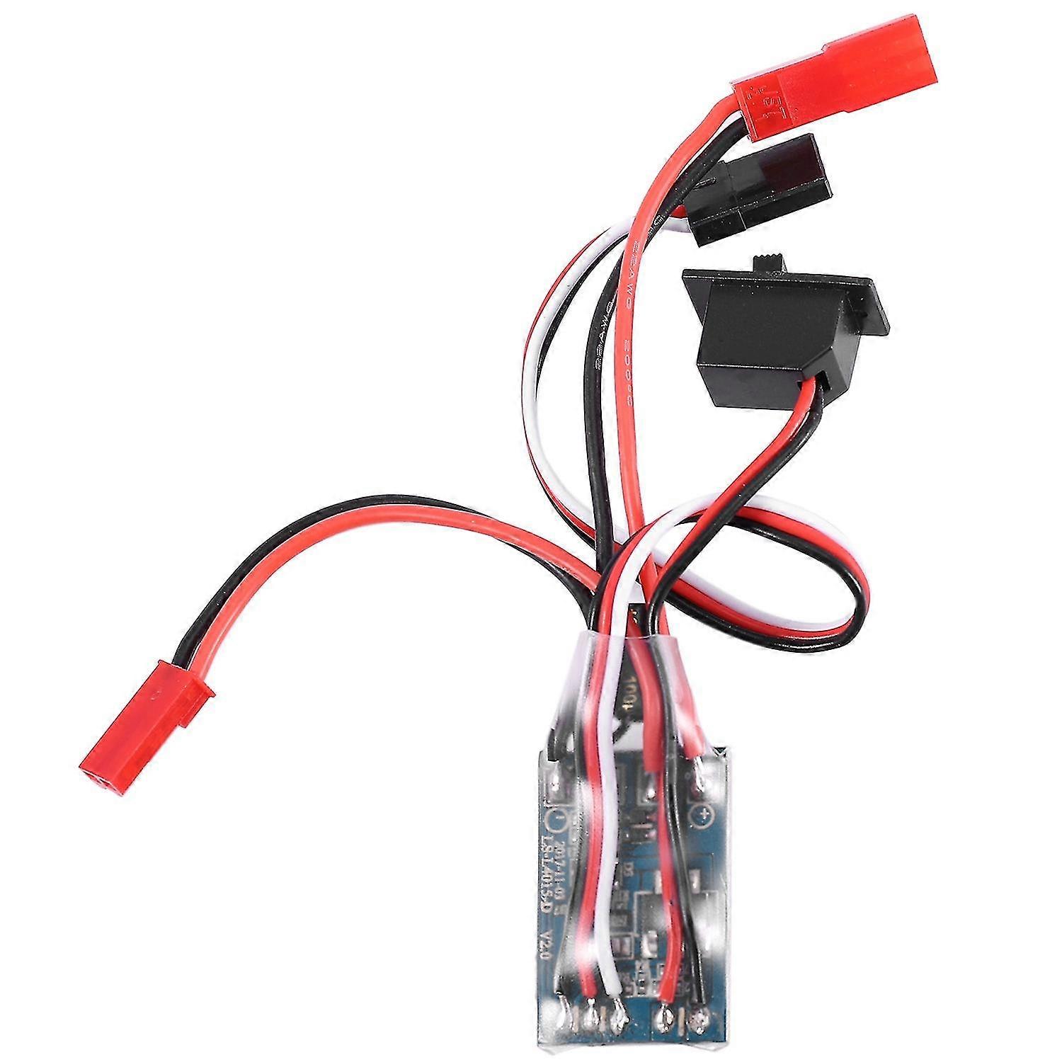 Rc Car 10a Brushed Esc Two Way Motor Speed Controller No Brake For 1/16 1/18 1/24 Car Boat Tank F05