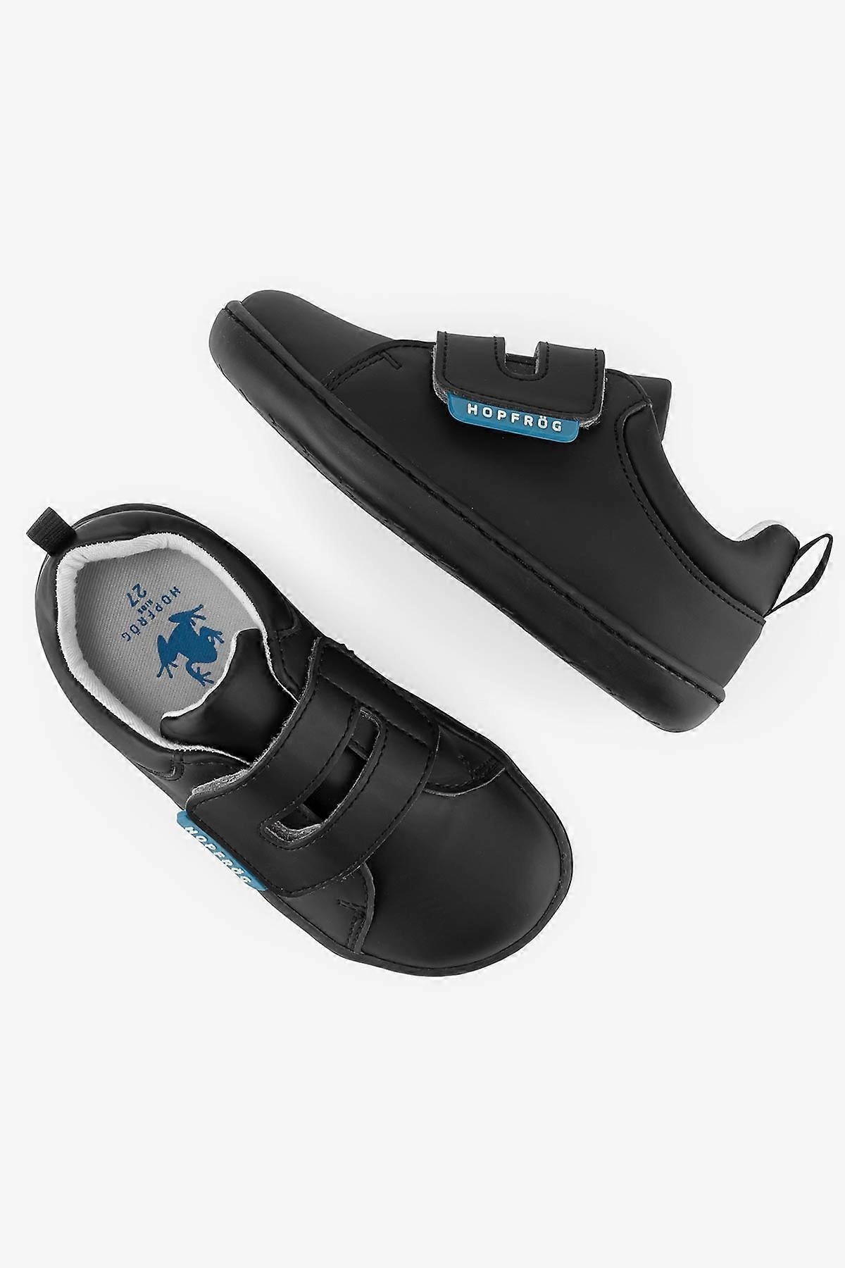 Smart Walker Casual Super Matte Black Barefoot Kids Shoes