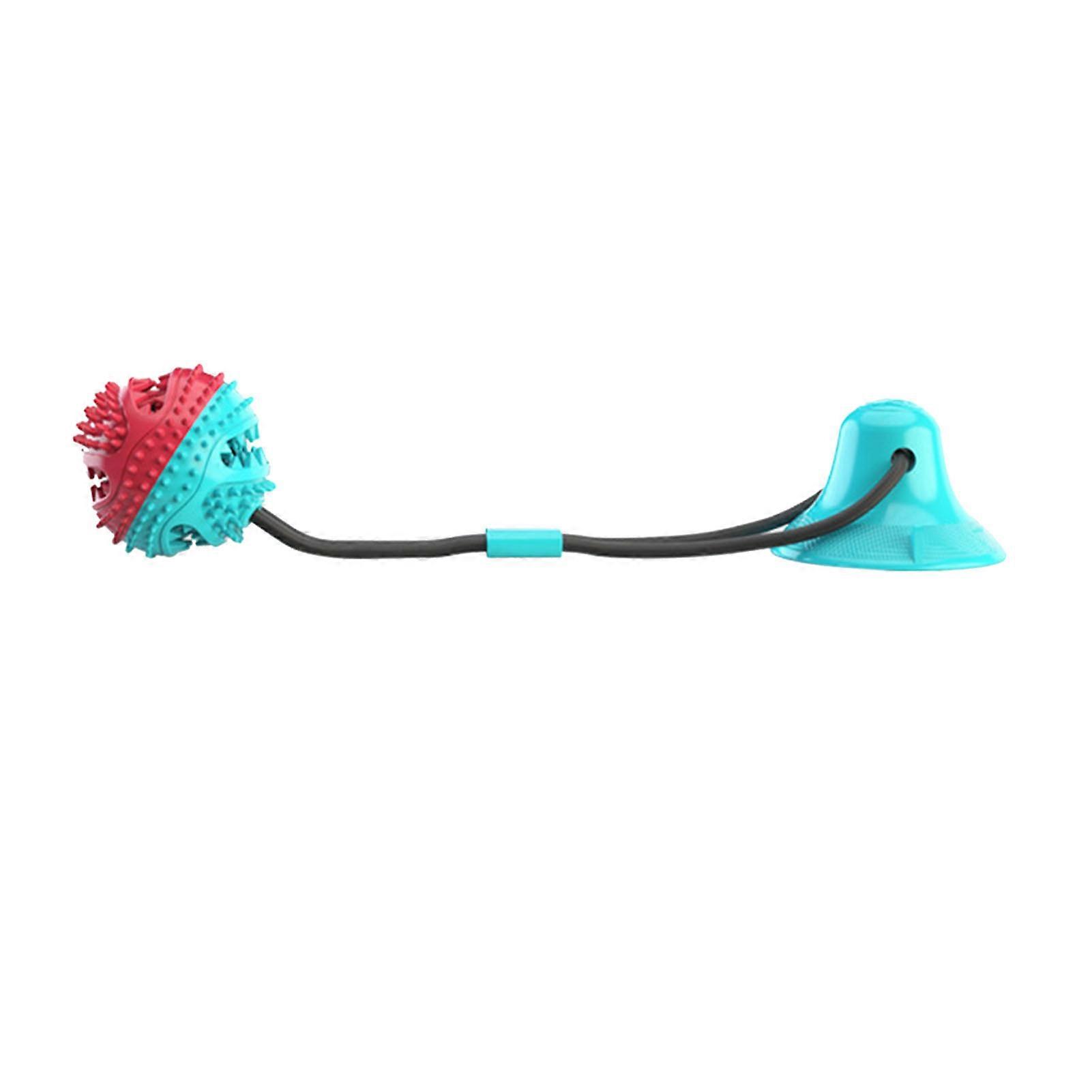 Dog Toy for Aggressive Chewers, Mentally Stimulating, Tug of War Training, Suction Cup Food Dispensing Ball for Boredom