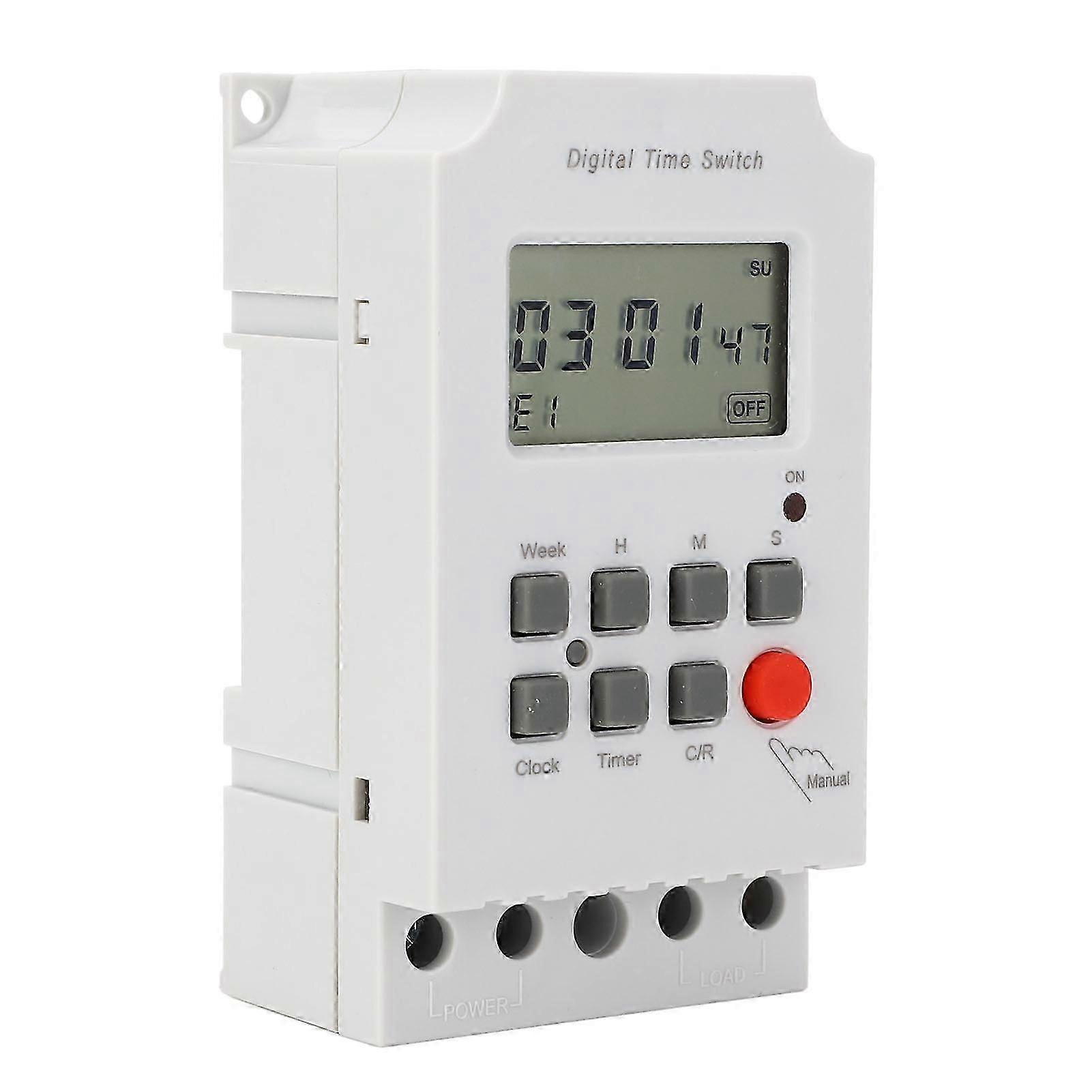Digital Timer Switch 28 Groups Program Heavy Duty Programmable Electronic Time Control AC200240V