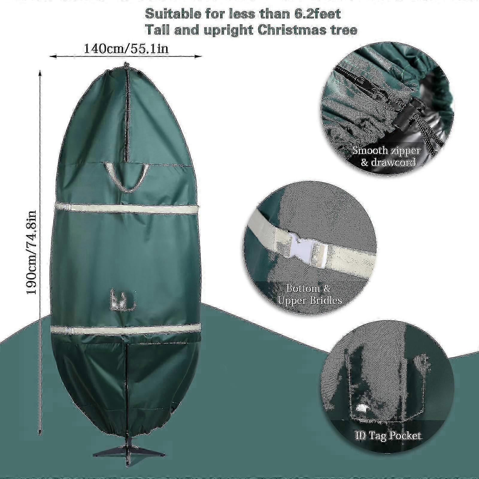Upright Christmas Tree Storage Bag Tear Proof Material For Extra ...
