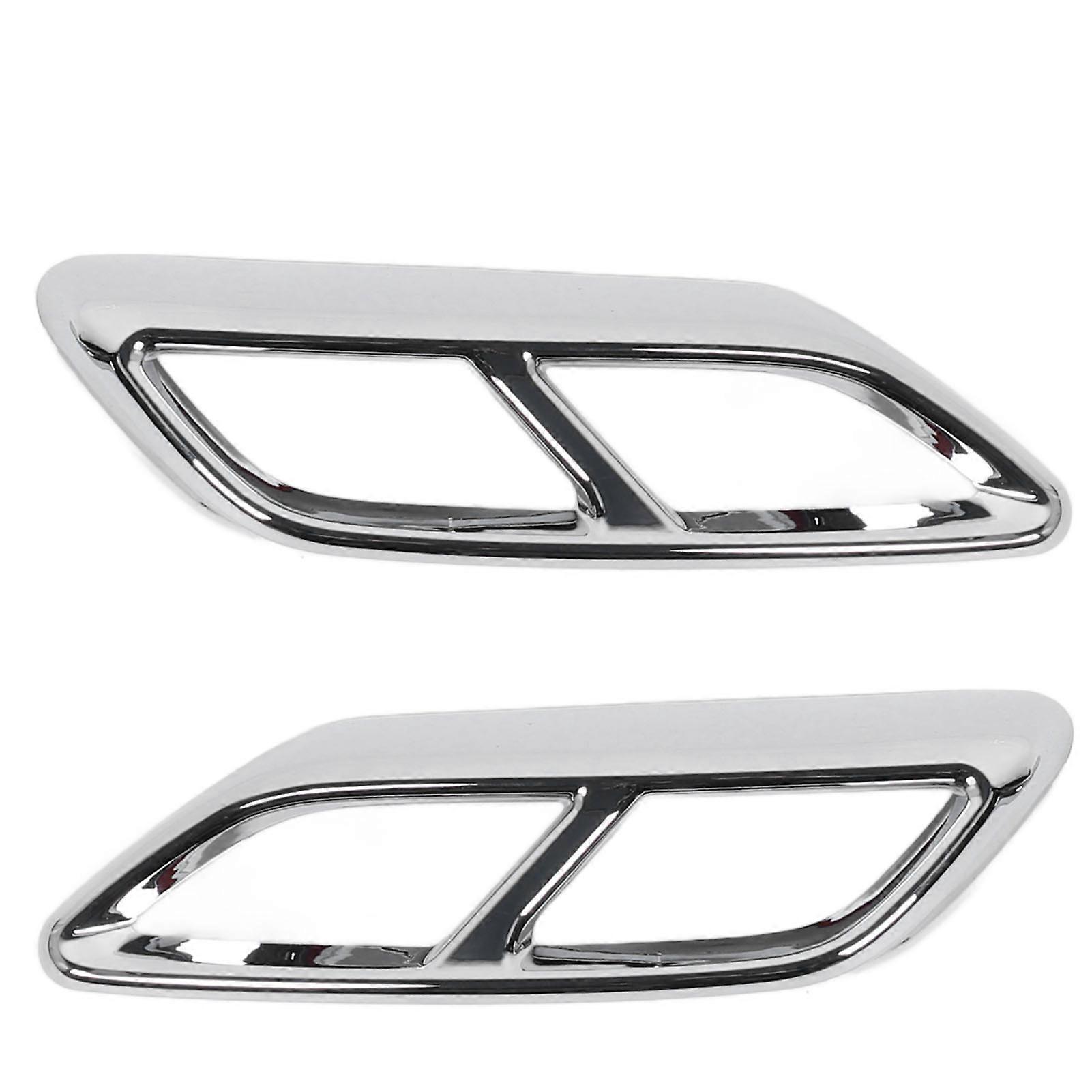 2PCS Exhaust Muffler Tail Pipe Cover Left Right Decorative Tail Throat Frame for A3 8Y 2021 Onwards