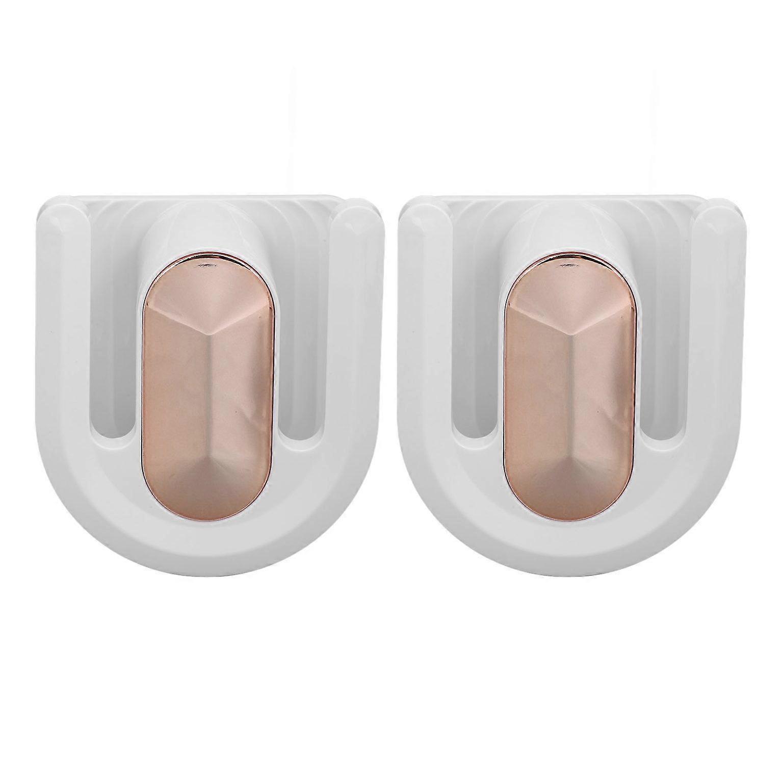2-Pack Wall Mounted Slipper Rack - Punch-Free Shoe Storage Solution