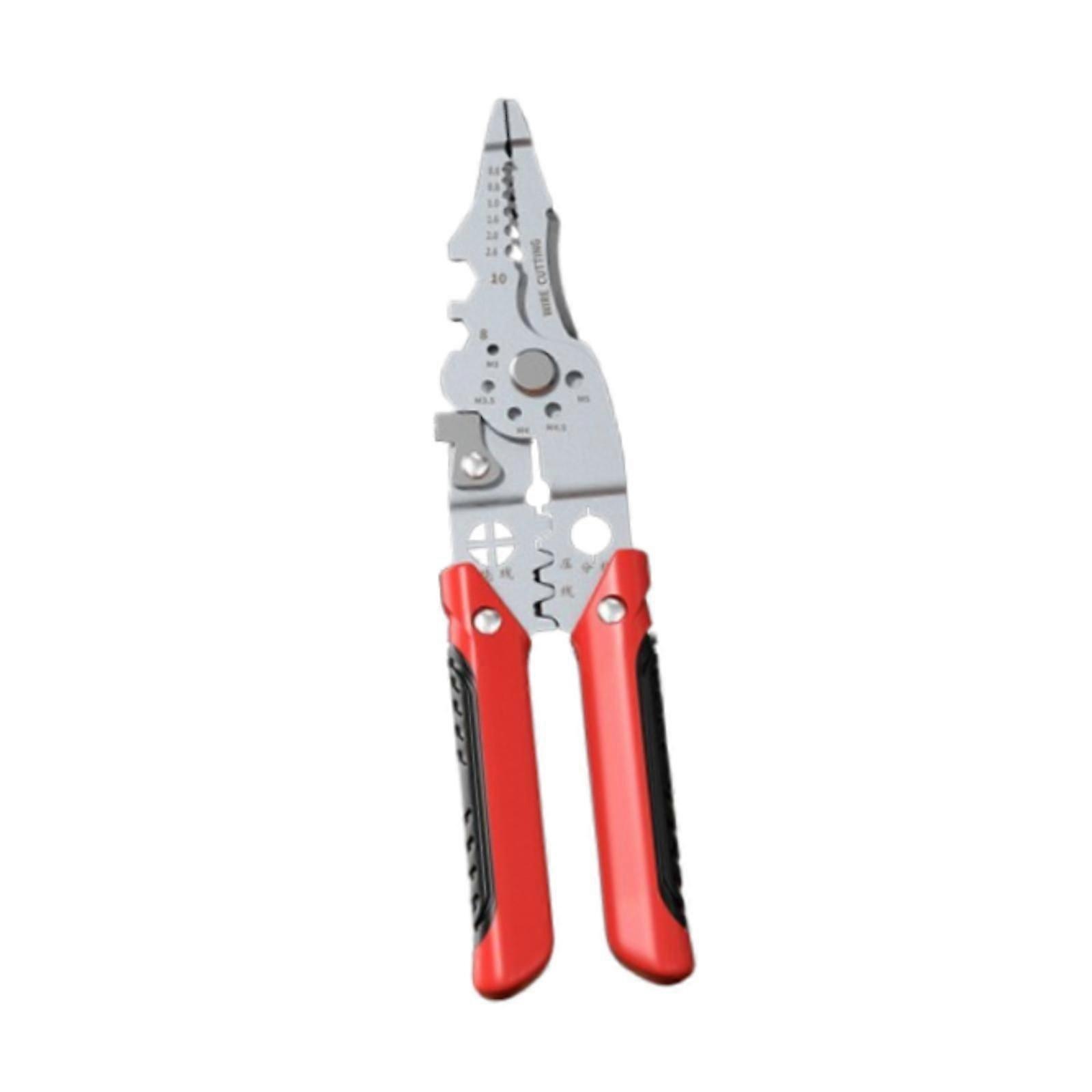 Wire Stripper Tool Comfortable Handle Electrician Plier Portable Wire Cutter 18 in 1