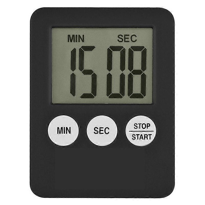 5 Colors Thin LCD Digital Screen Kitchen Timer Square Cooking Count Up Countdown Alarm Magnet Clock