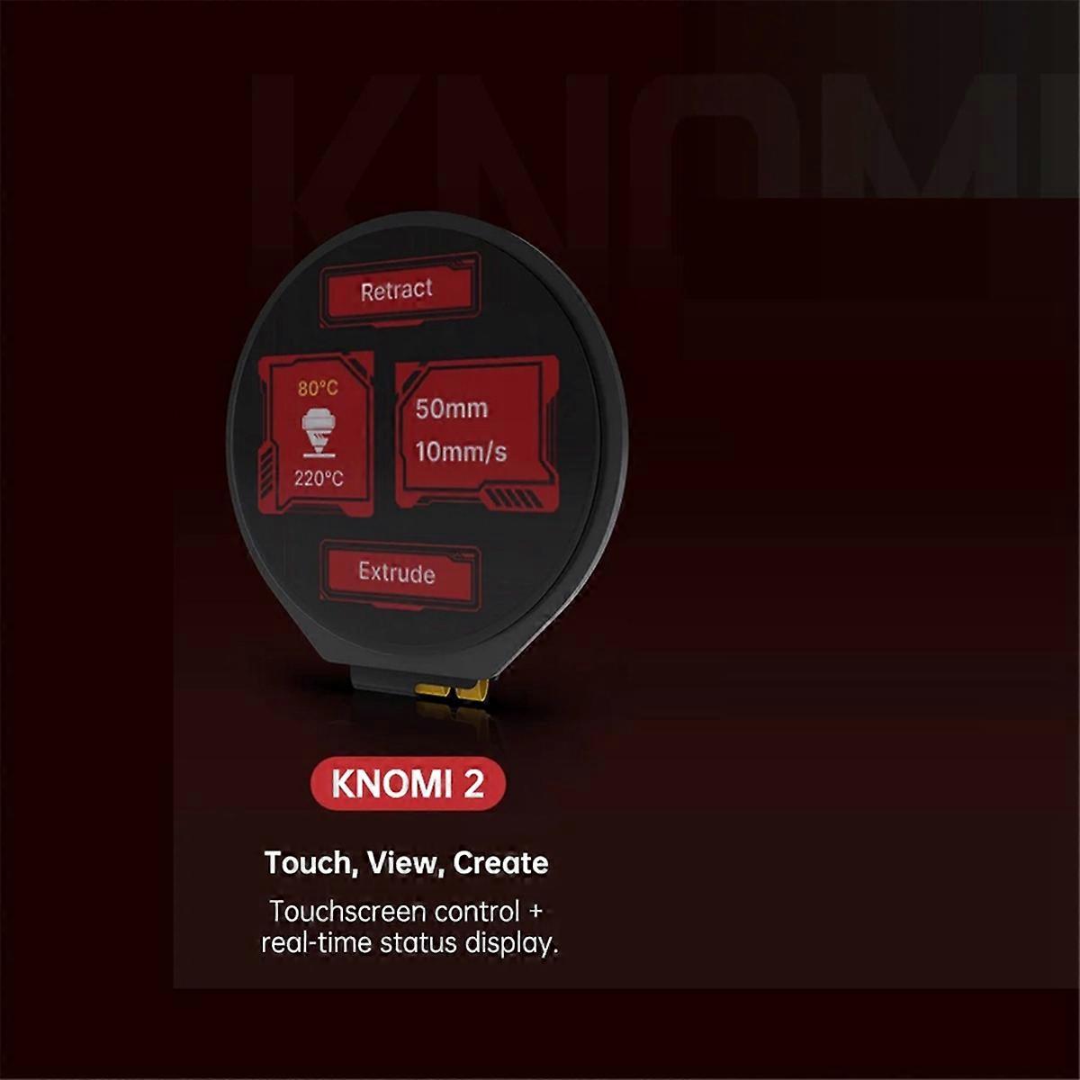 KNOMI V2.0 1.28-Inch Display Screen for 3D Printers for Klipper V2.4 Capacitive Stealthburner
