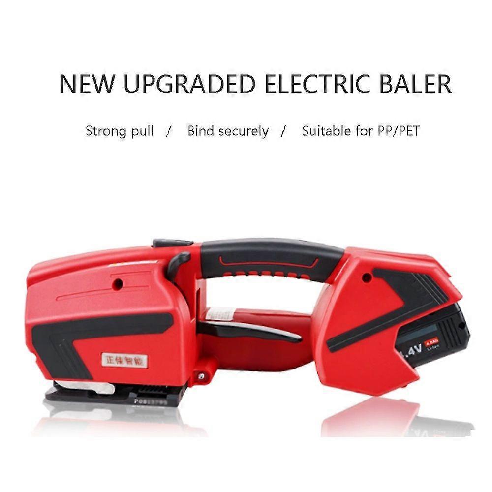 V2 Portable Electric Baler for PET Plastic Strapping Belt Wrapping Machine