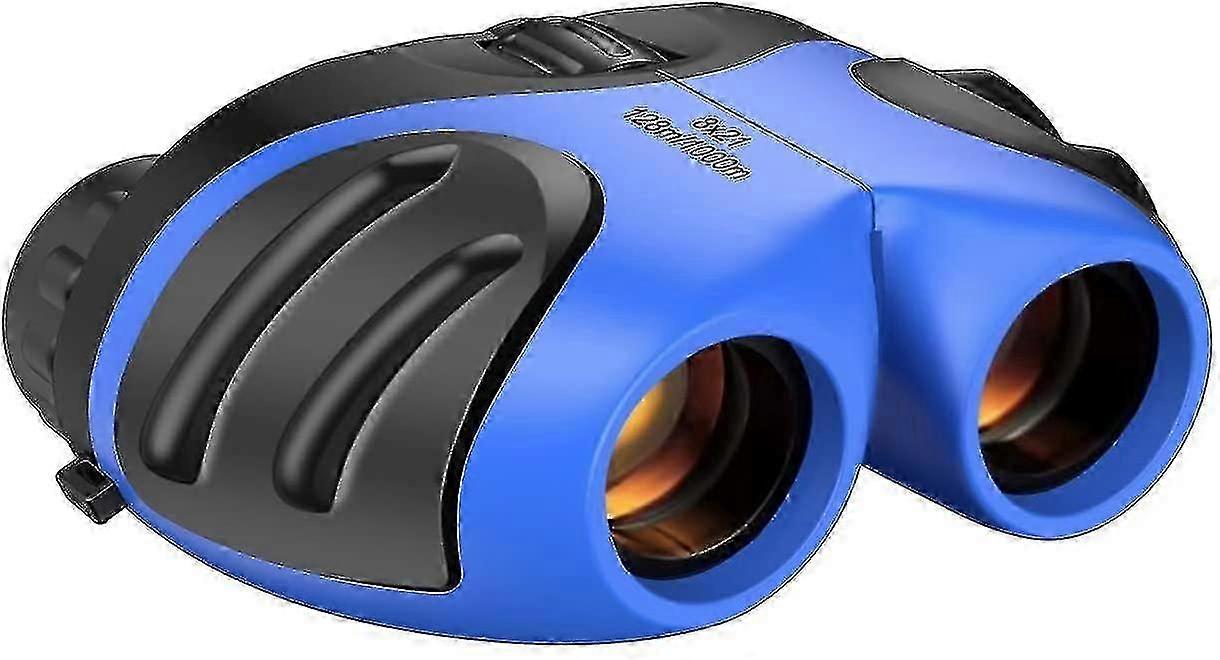 Compact Kids Shockproof Binoculars - Best Gift (1 Piece) Blue