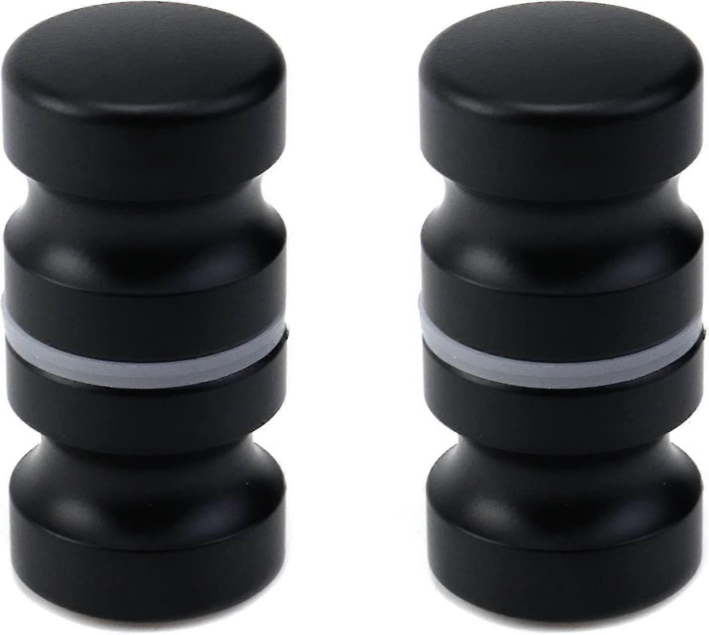 2pcs Black Bathroom Pull Handles, Shower Glass Door Knobs, Back To Back Shower Door Knobs