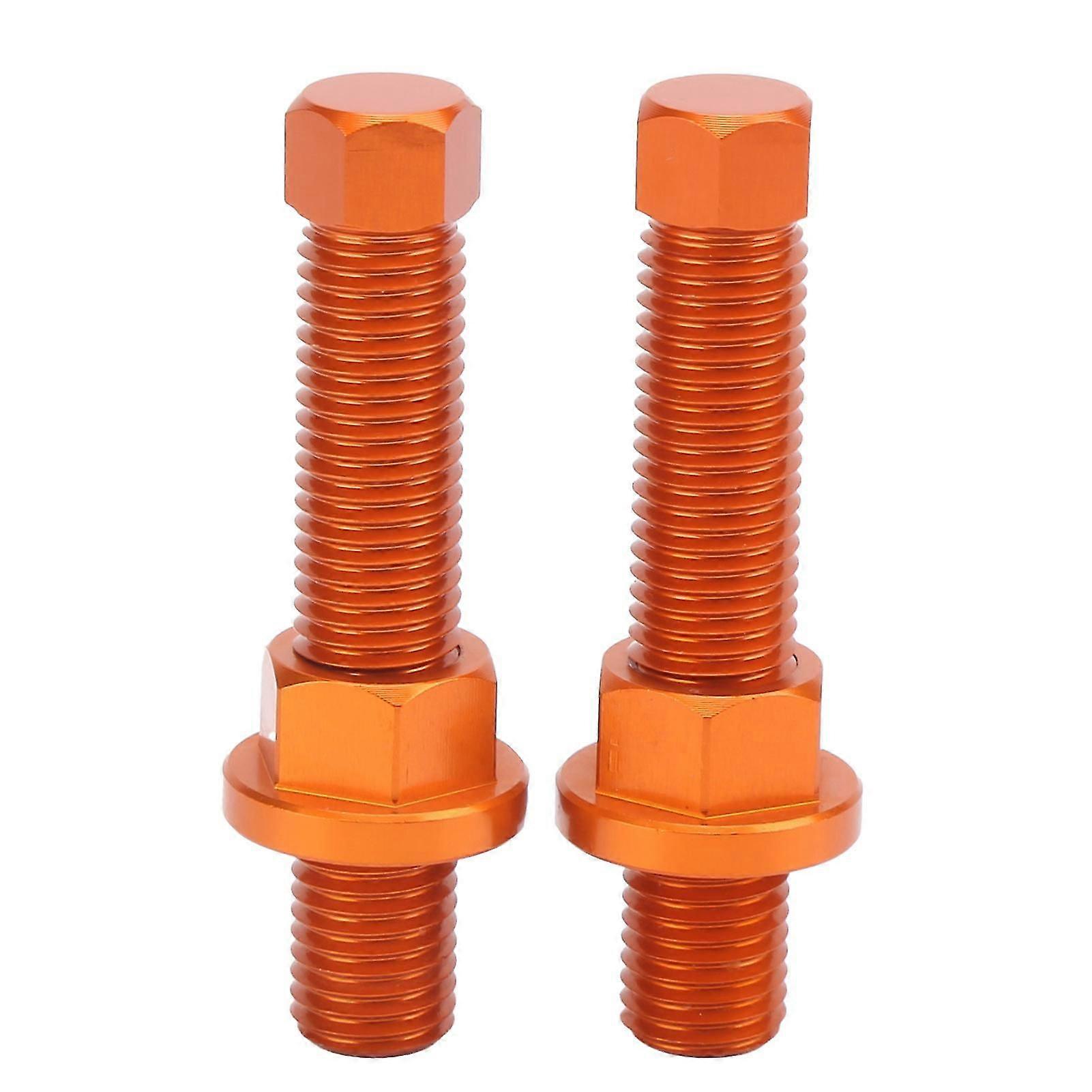 50304040100 Chain Adjuster Bolts - 2pcs Replacement Accessory for SX SXF EXCF SXS SMC Orange