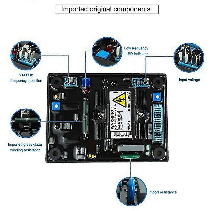 Generator Automatic Voltage Regulator 3 Phase Generator Accessories GB160