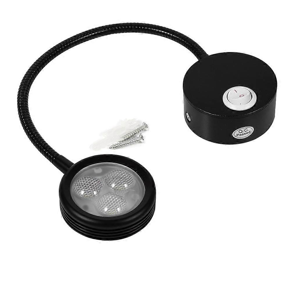 LED Wall Lamps With Knob Switch, Adjustable Modern Bedside Reading Light, Flexible 360° Rotation, Suitable for Bedroom Decor