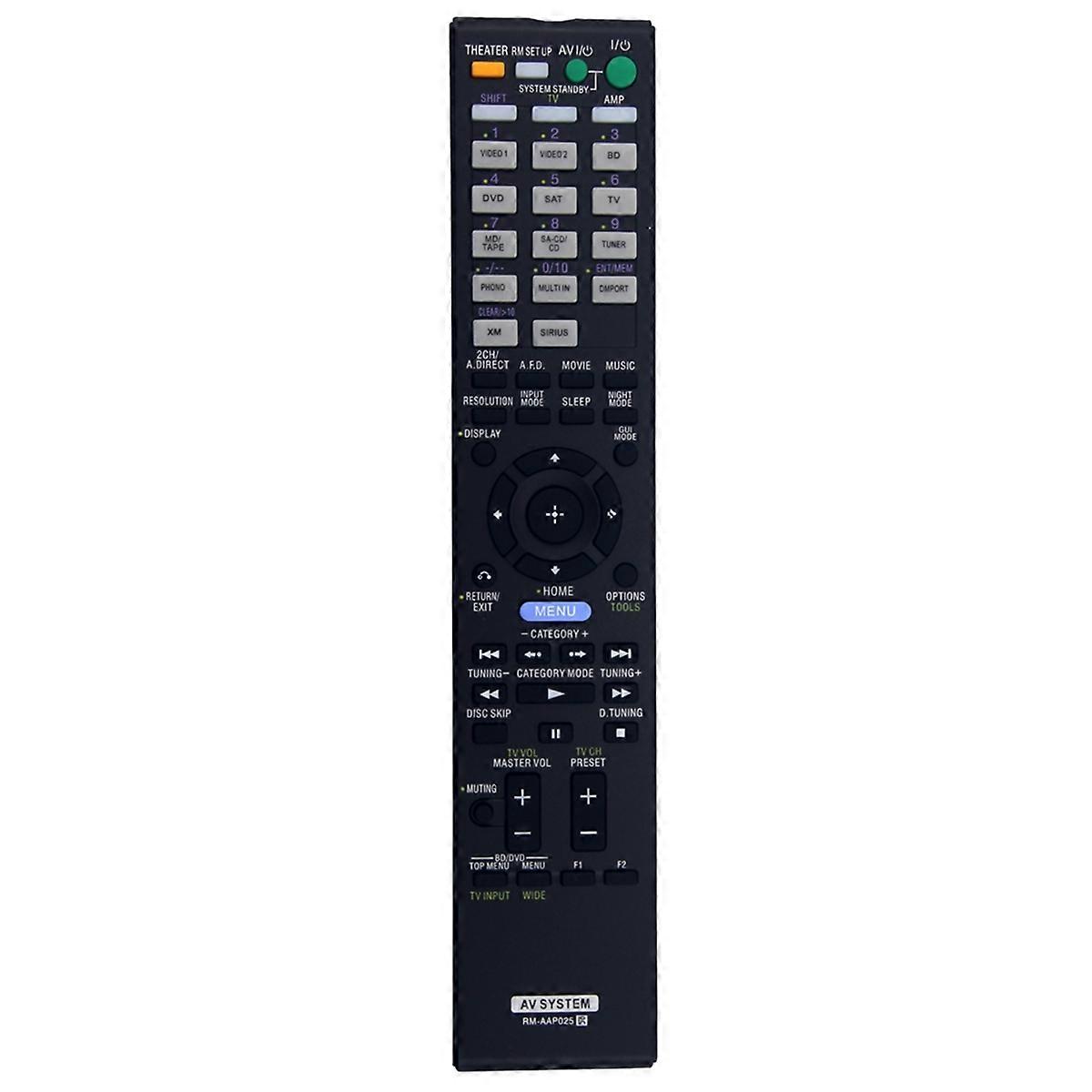 Remote Control RM-AAP025 Replacement for AV Receiver System STR-DA2400ES