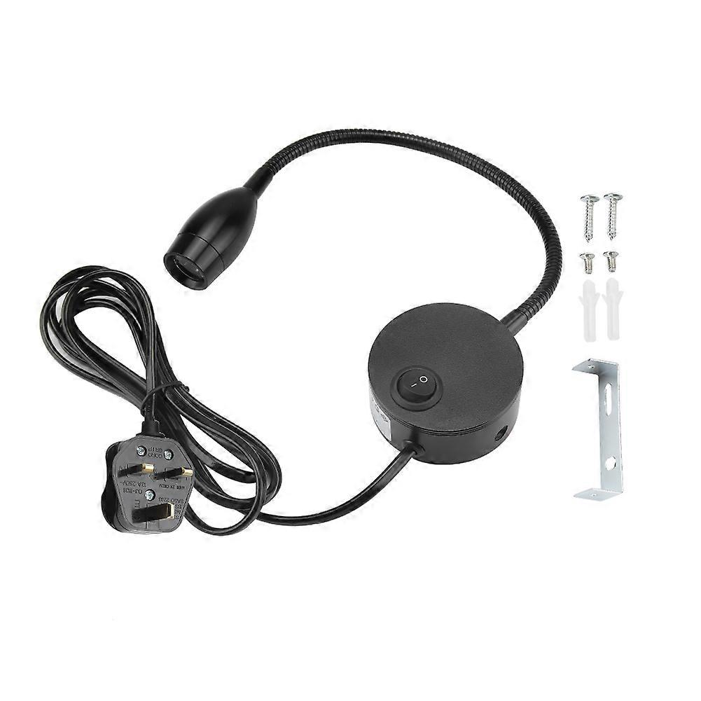 Adjustable Bedside Light Universal Voltage 50-240V Hotel Bedroom Reading Lamp