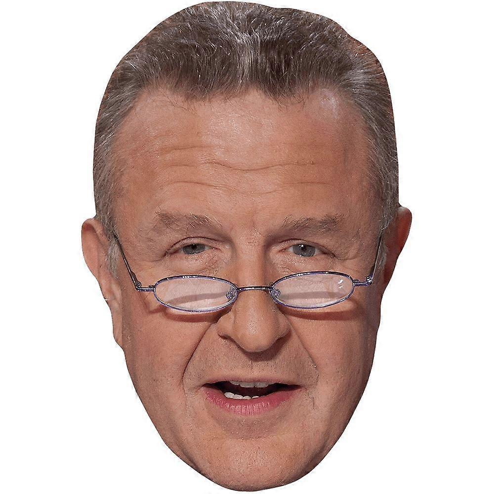 Michel Field (Glasses) Celebrity Mask, Flat Card Face
