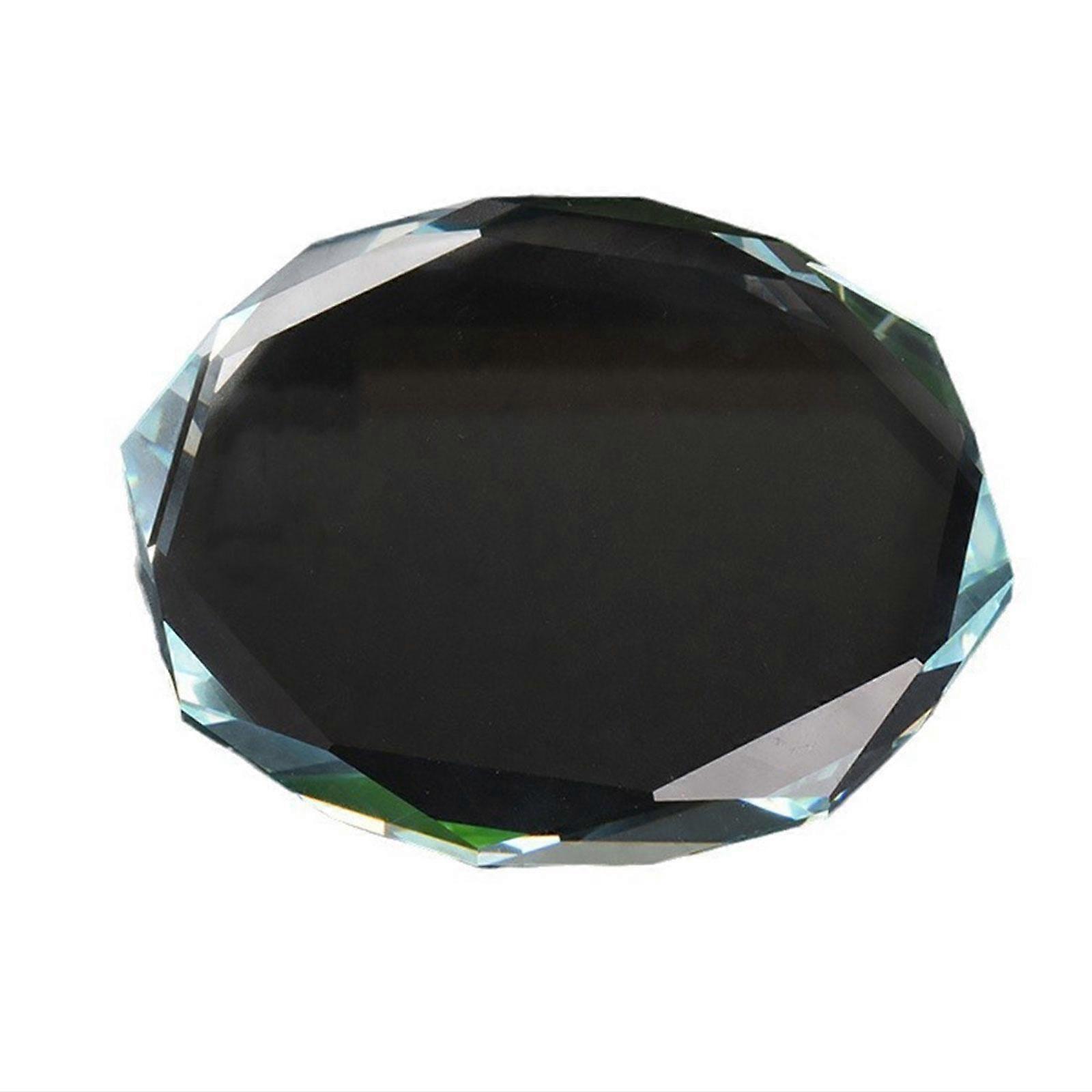 Glass Display Riser,Round Glass Base,Figures Organizer,Glass Crafts,Round