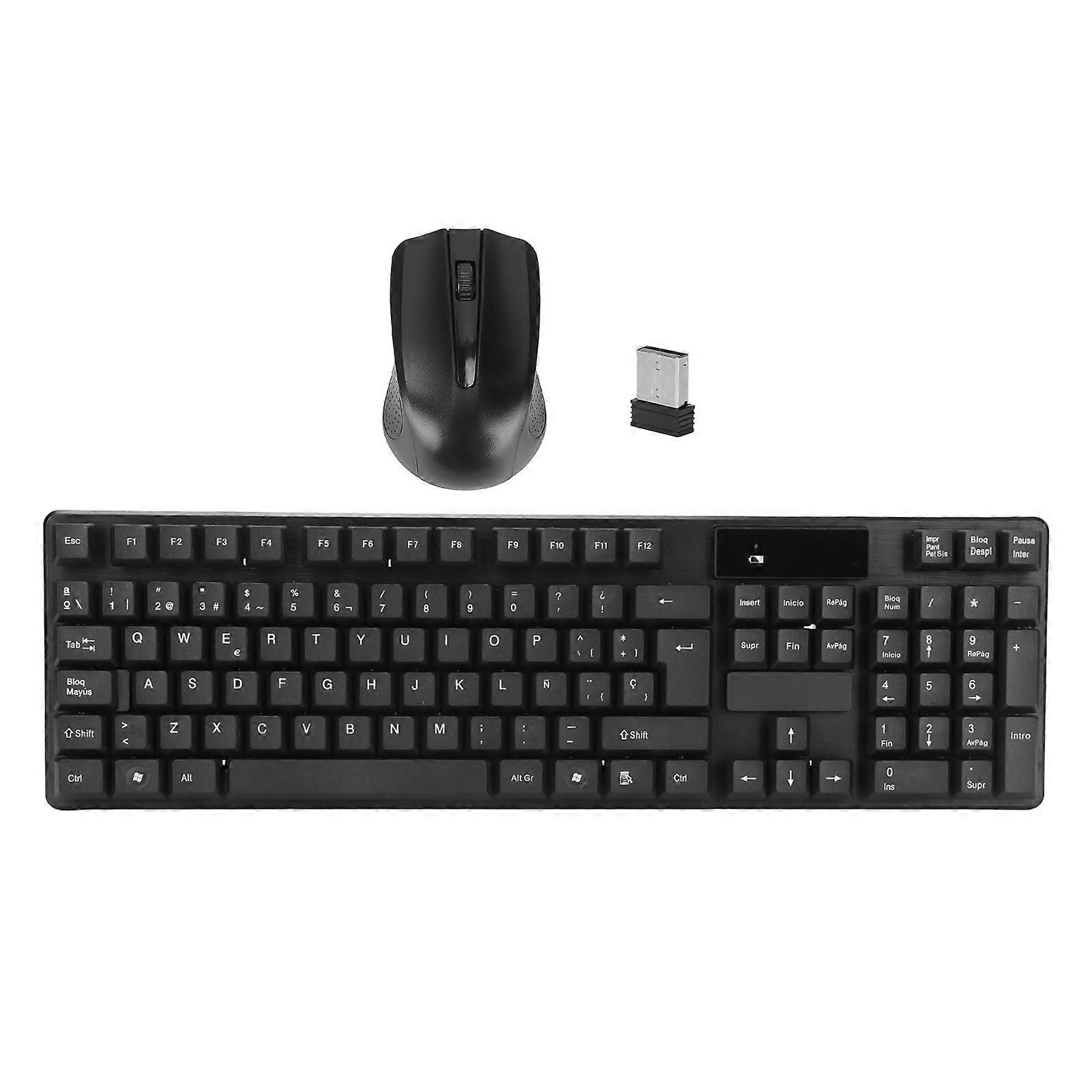 Effortless Typing Companion, Power Saving Function 4G Wireless Connection for Extended Use, Adjustable DPI Wireless Mouse for Precise Control, Left