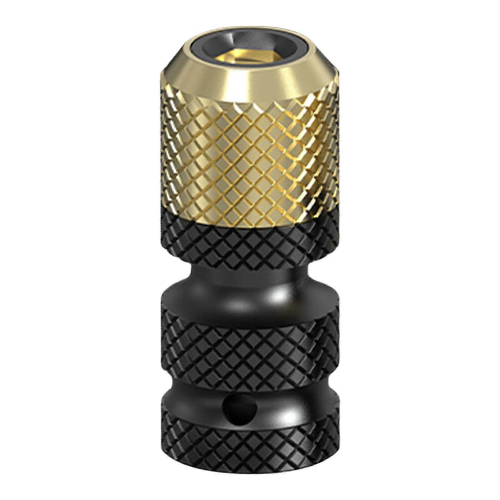 Heavy Duty Rust Resistant Electric Wrench Converter Adapter with Secure Locking Steel Balling, Comfortable Grip Pattern