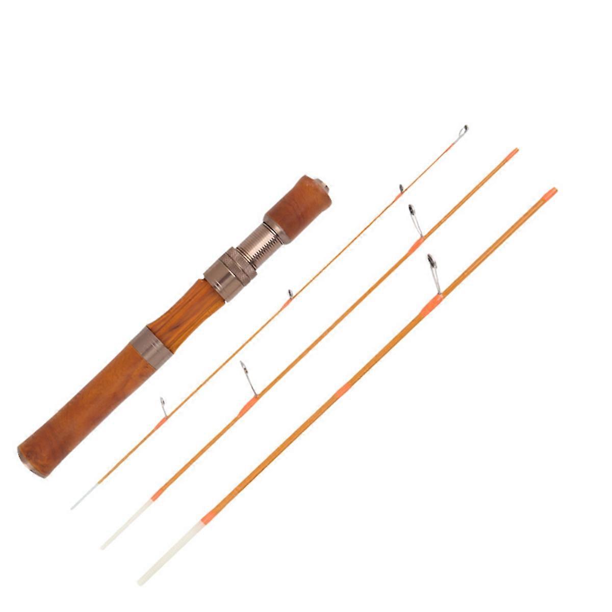 Ultralight Fishing Rod Carbon Fiber Lure Pole Bait 1.5-9G Line Wood Handle Fast Trout Fishing Rods