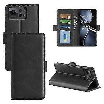 For Asus Zenfone 12 Ultra 5g Case Calf Texture Leather Wallet Phone Cover