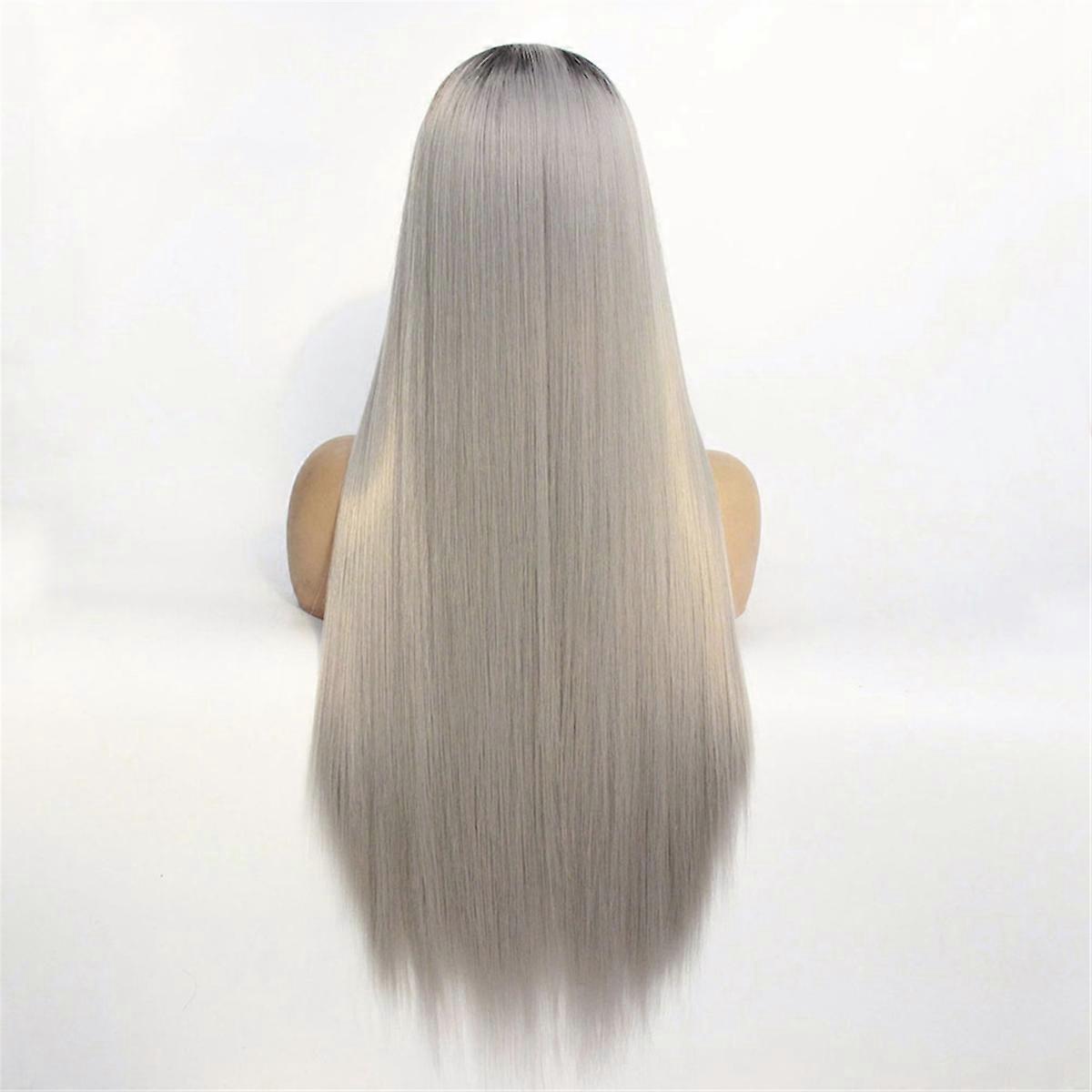 20 inches Front Lace Long Straight Hair Wig Synthetic Wig For Women