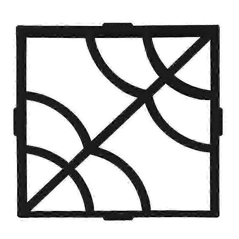 Concrete Stepping Stone Mold for Garden Path DIY, 1-Piece Cement Mold