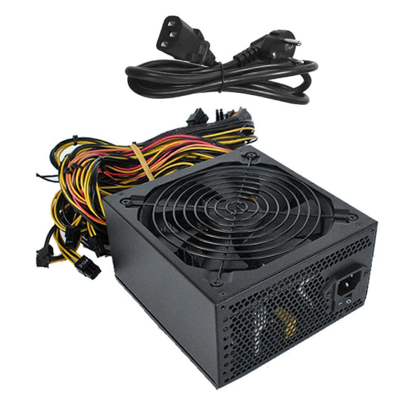 ATX 1800W napájací zdroj napájania pre 16 GPU ETH Rig Ethereum Miner navrhnutý