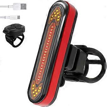 USB wiederaufladbares Fahrradrücklicht - Super helles 4-Modus-LED-Blinklicht