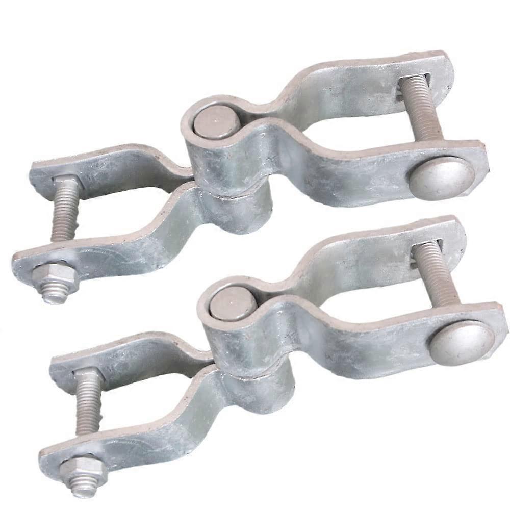 1 Chain Link Fence Post Hinge Galvanized Steel Zinc Plated for Gate 1-3/8'