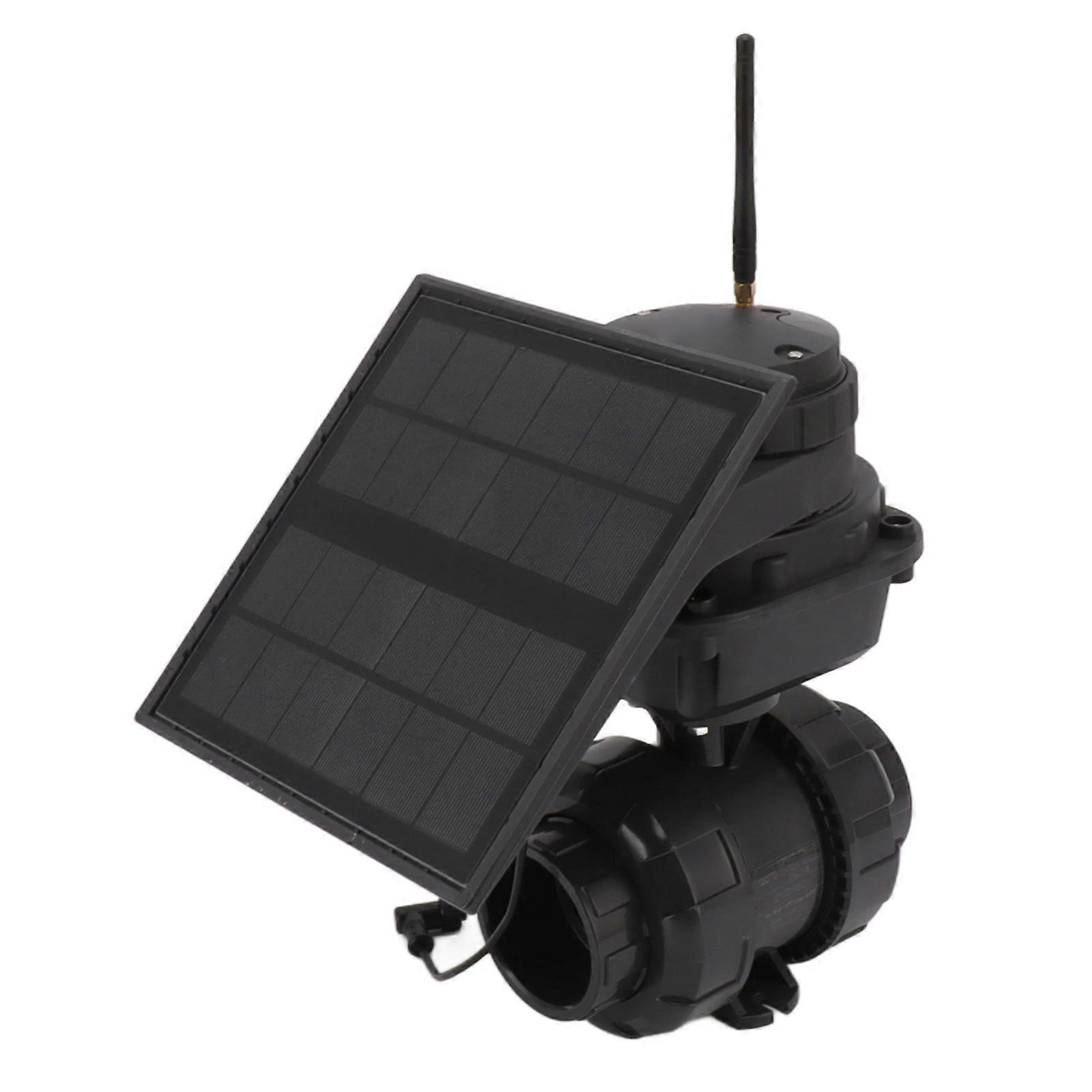 Solar Powered Irrigation Controller DN50 4G Electric Ball Valve Auto Drip Watering System Sprinkler for Farm Garden