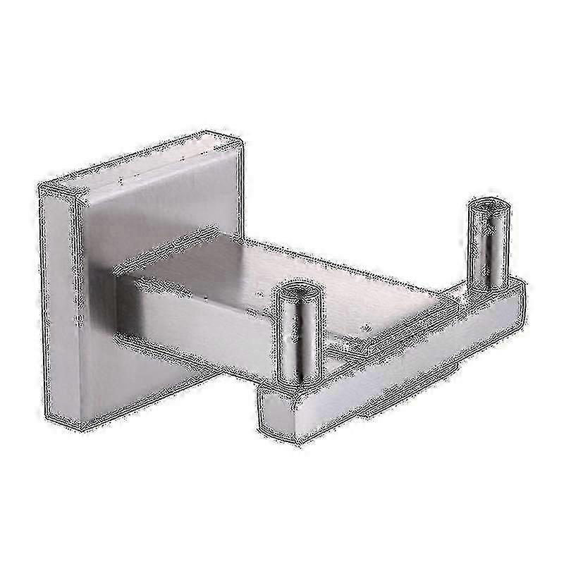 304 Stainless Steel Hook, Bathroom Double Coat Hook, Square Coat Hook