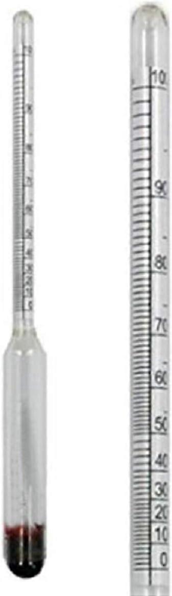 Suitable for all spirits or distillates Alcohol meter 0-100 volume% hygrometer (without thermometer) Alcohol meter Alcohol tester Density meter