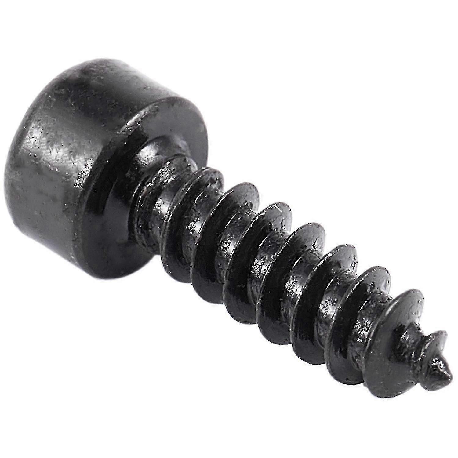 100 Pcs 3mm X 10mm Thread Hexagon Head Self Tapping Screws Black