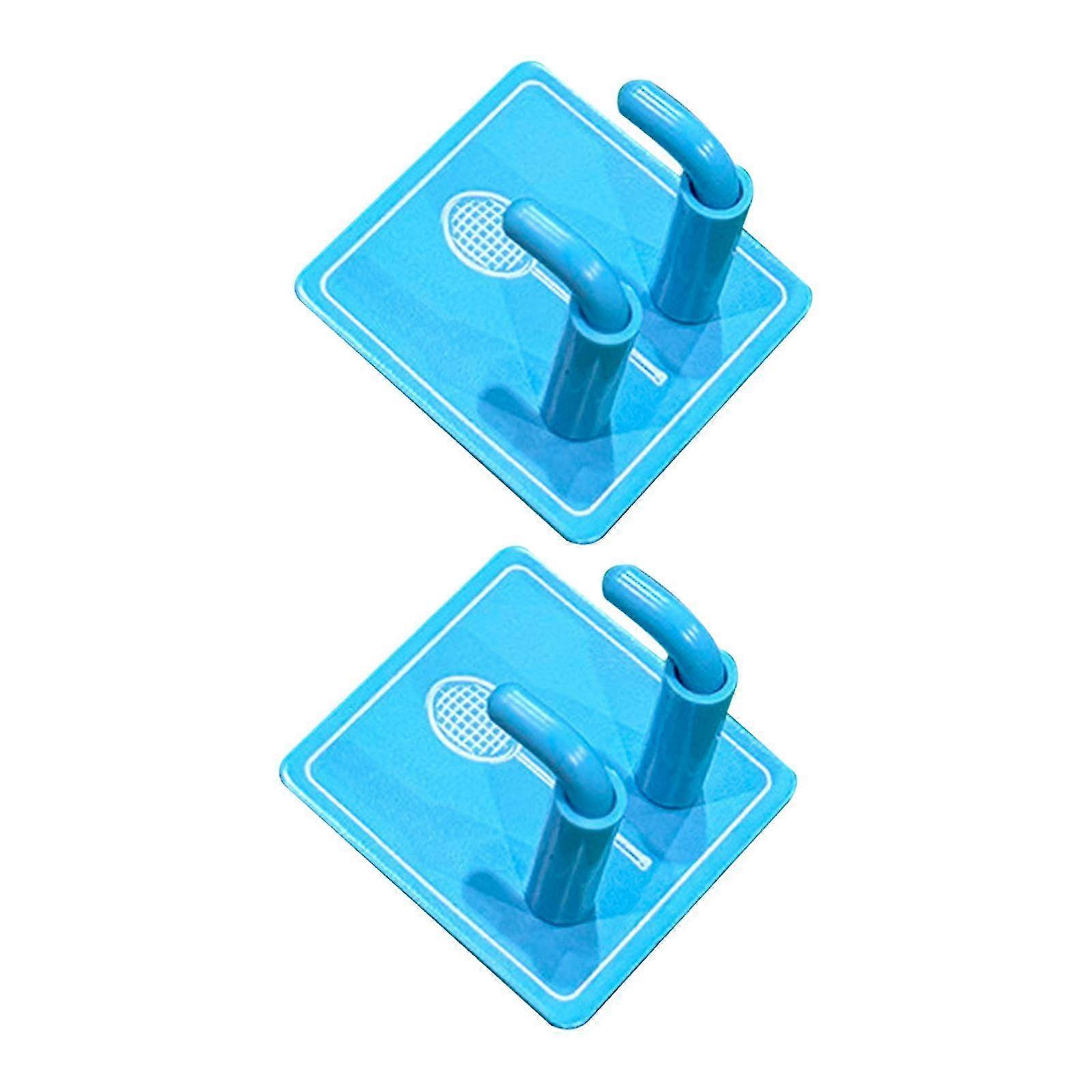 2Pcs Badminton Racket Hooks Racket Hanger Hooks Gym Wall Mounted Racket Rack Yellow BXP