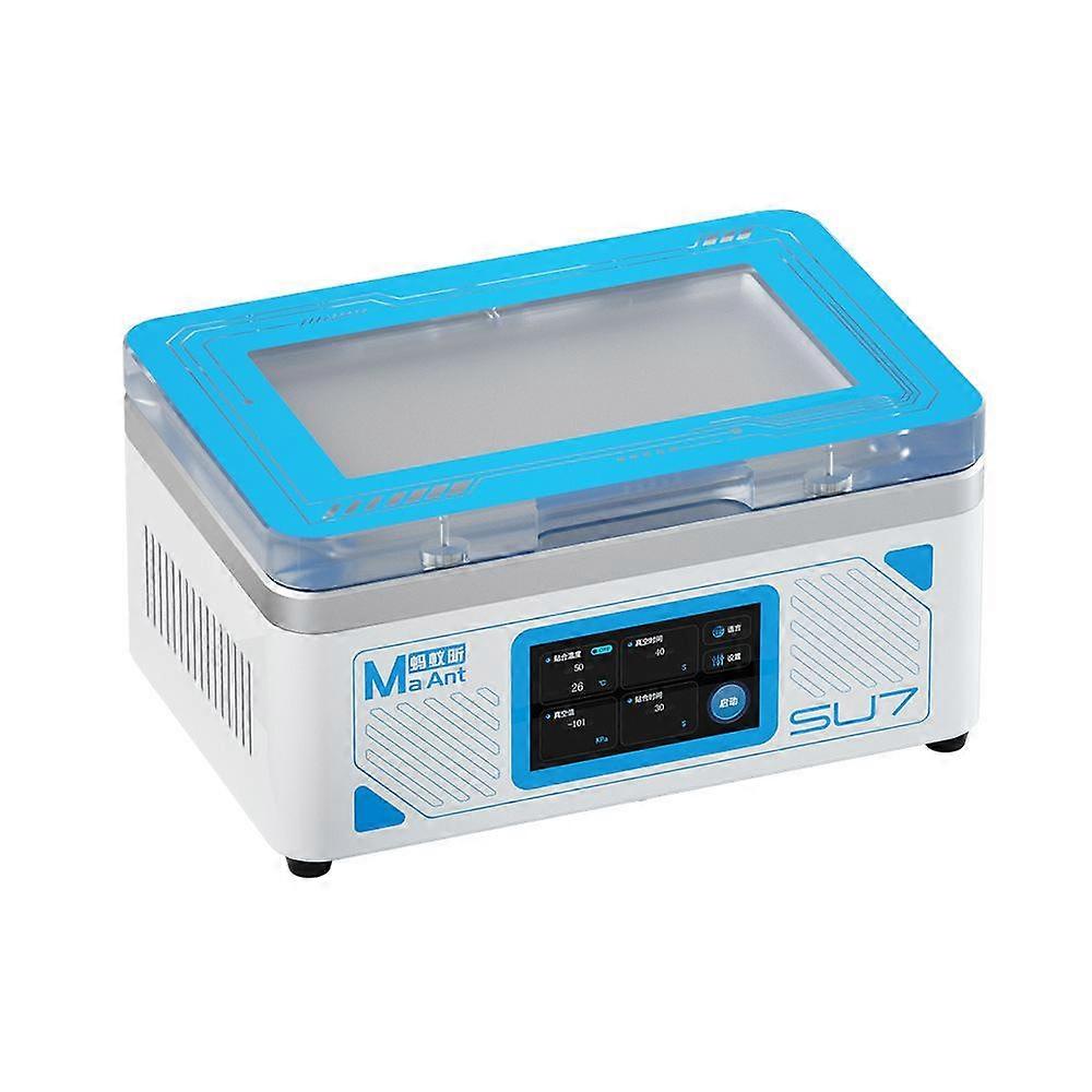 Cell Phone Repair Curved Screen Pressing Machine Flat Panel LCD Screen Vacuum Laminating Machine, EU Plug MaAnt SU7