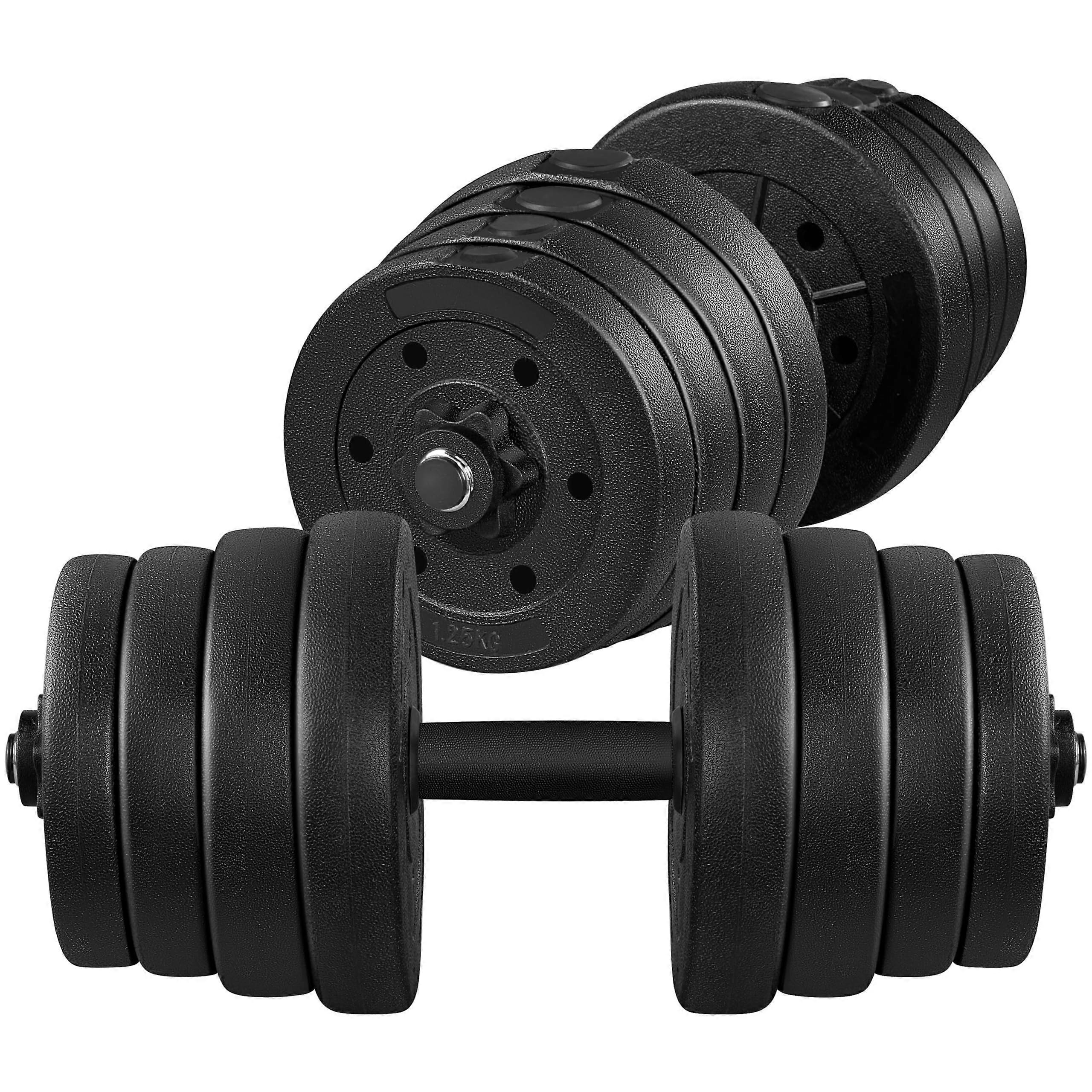 44lb/66LB Adjustable Dumbbell Weight Set for Home Gym Strength Training for Men and Women, Versatile and Compact Design